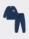 Crew Neck Printed Baby Boy Sweatshirt and Trousers 2-Pack Set